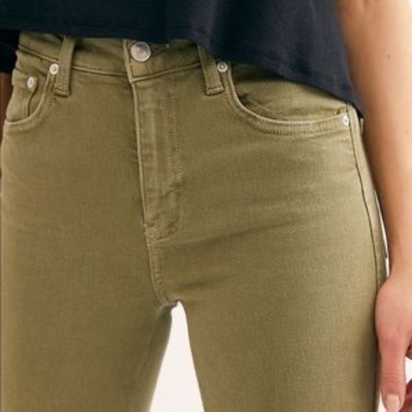 Free People Raw Hem High Rise Jean - Picture 3 of 7